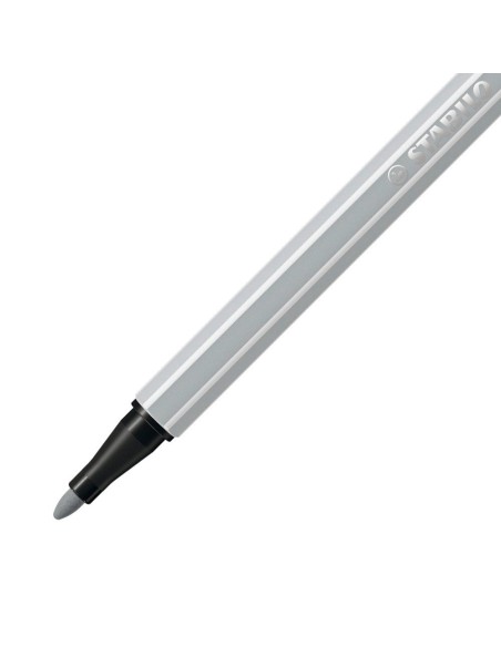  C/10 ROTULADOR STABILO PEN 68 GRIS CLARO Nº94 PUNTA 1,0MM 